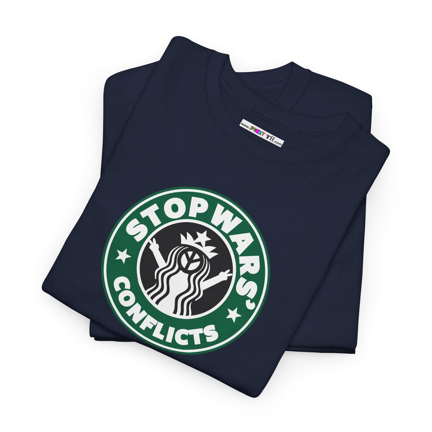 STOP WARS' CONFLICTS Unisex Heavy Cotton Tee
