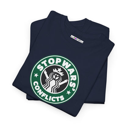 STOP WARS' CONFLICTS Unisex Heavy Cotton Tee