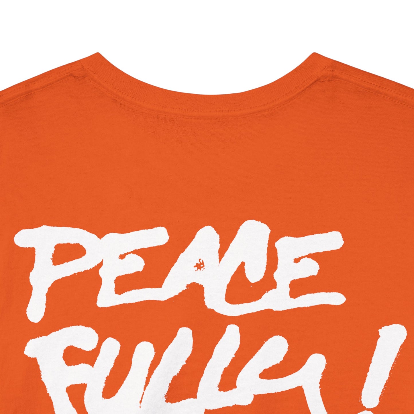 PEACEFULLY! Unisex Heavy Cotton Tee