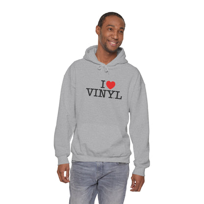 I ❤️ VINYL Unisex Heavy Blend™ Hooded Sweatshirt