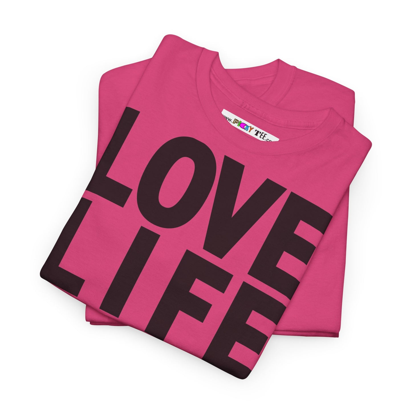 LOVE LIFE LIVE LOVE Unisex Heavy Cotton Tee