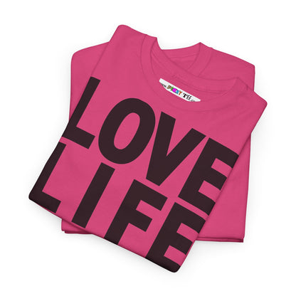 LOVE LIFE LIVE LOVE Unisex Heavy Cotton Tee