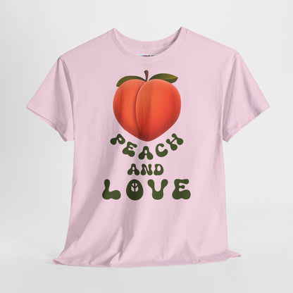 PEACH AND LOVE Unisex Heavy Cotton Tee