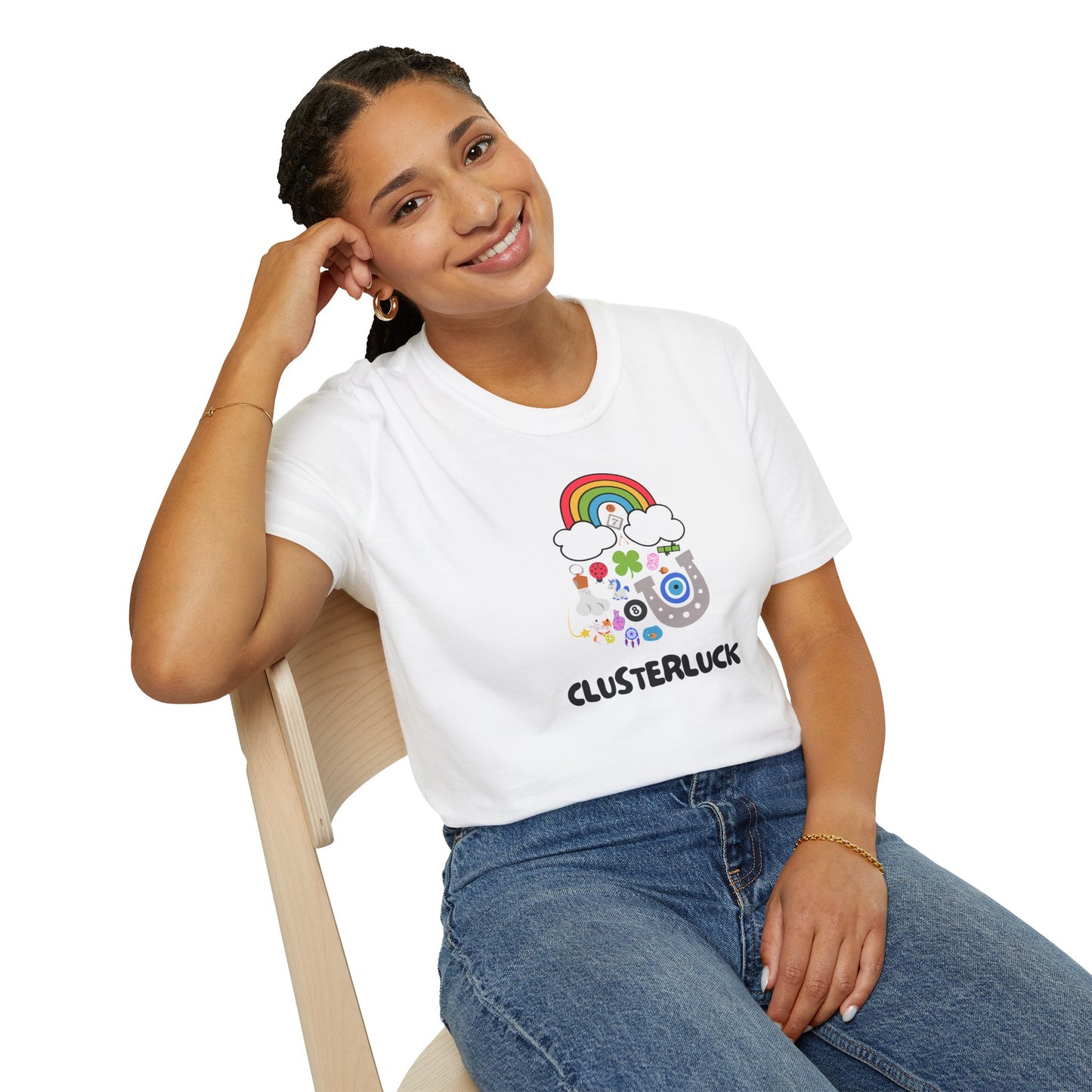 CLUSTERLUCK Unisex Softstyle 100% Cotton T-Shirt