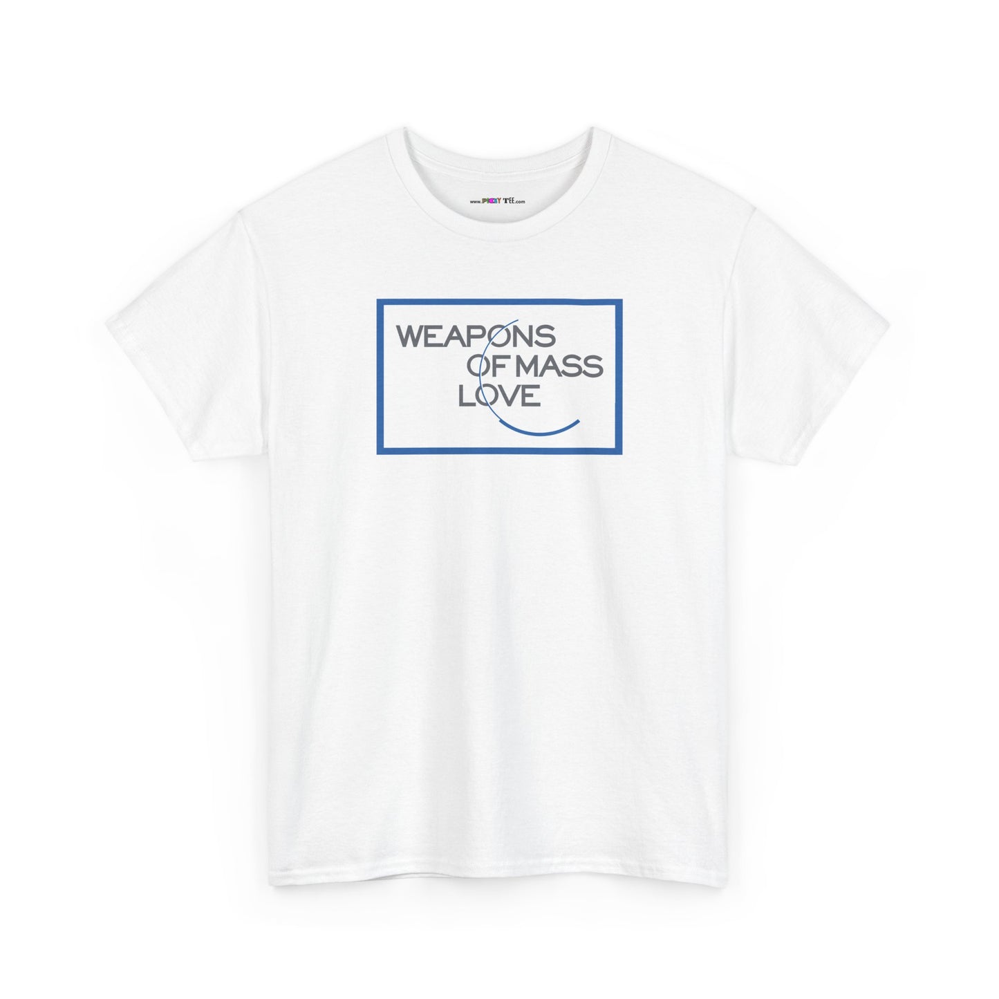 WEAPONS OF MASS LOVE Unisex Heavy Cotton Tee