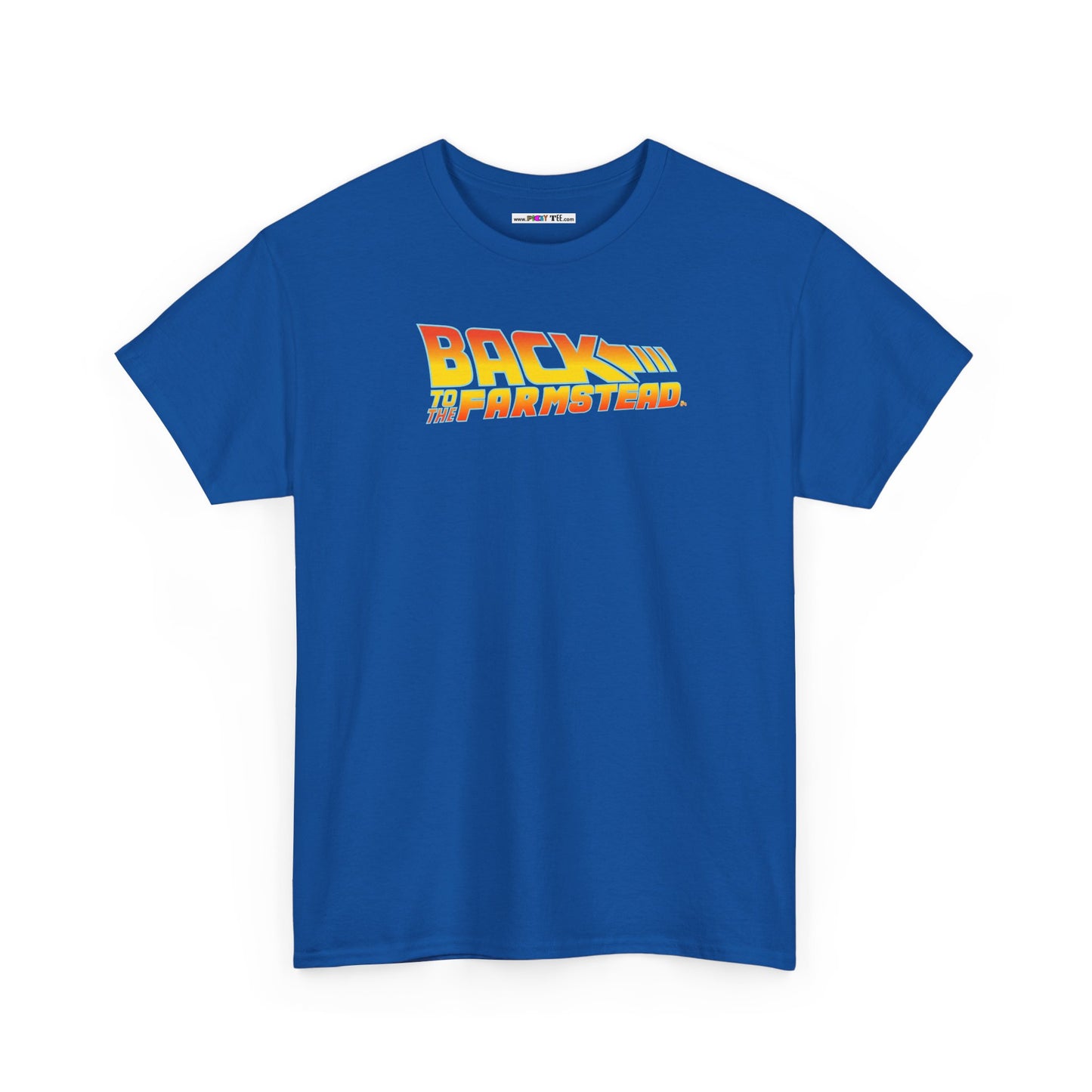BACK TO THE FARMSTEAD Unisex Heavy Cotton Tee