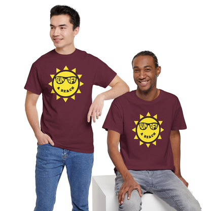 SUN OFF A BEACH Unisex Heavy Cotton Tee