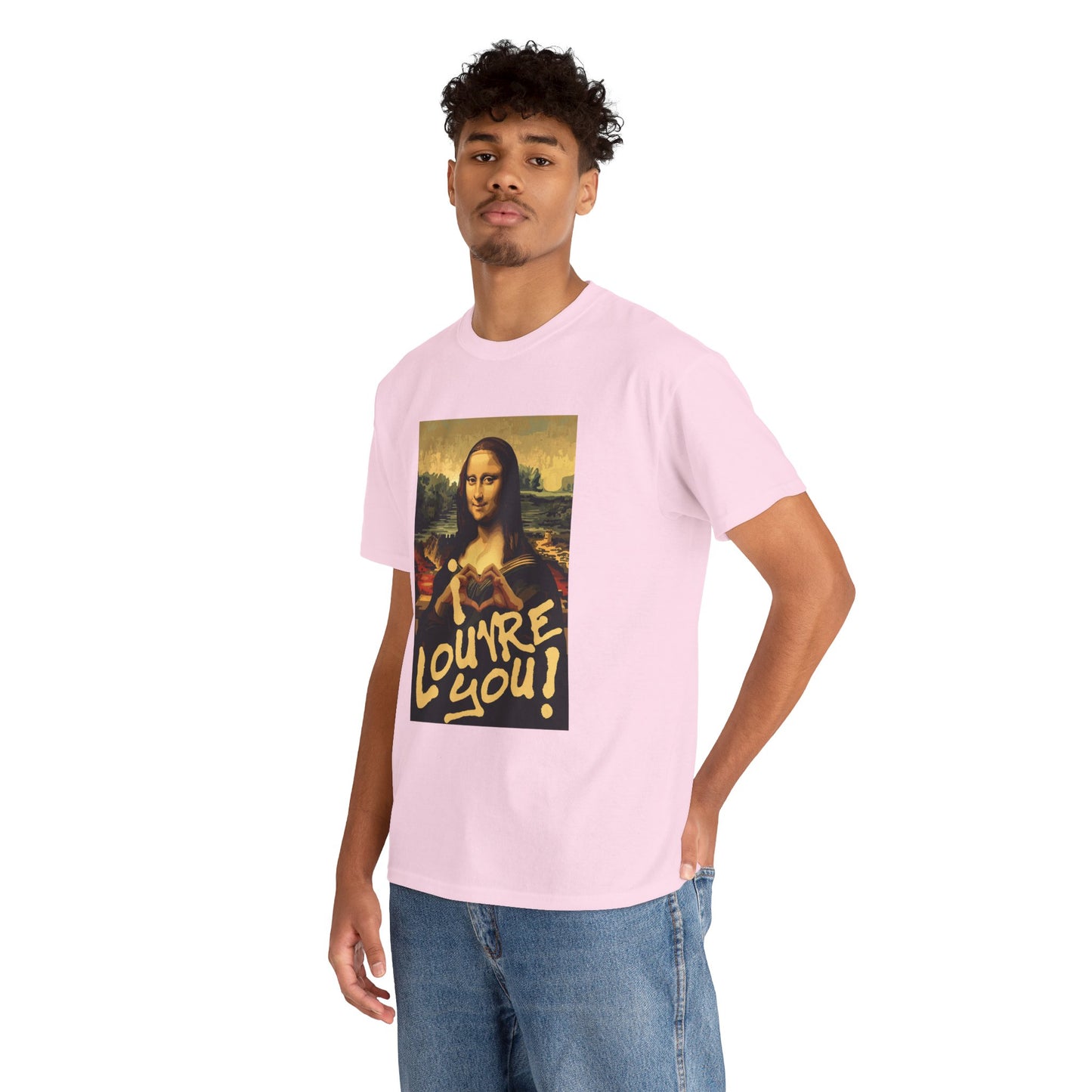 I LOUVRE YOU! Unisex Heavy Cotton Tee