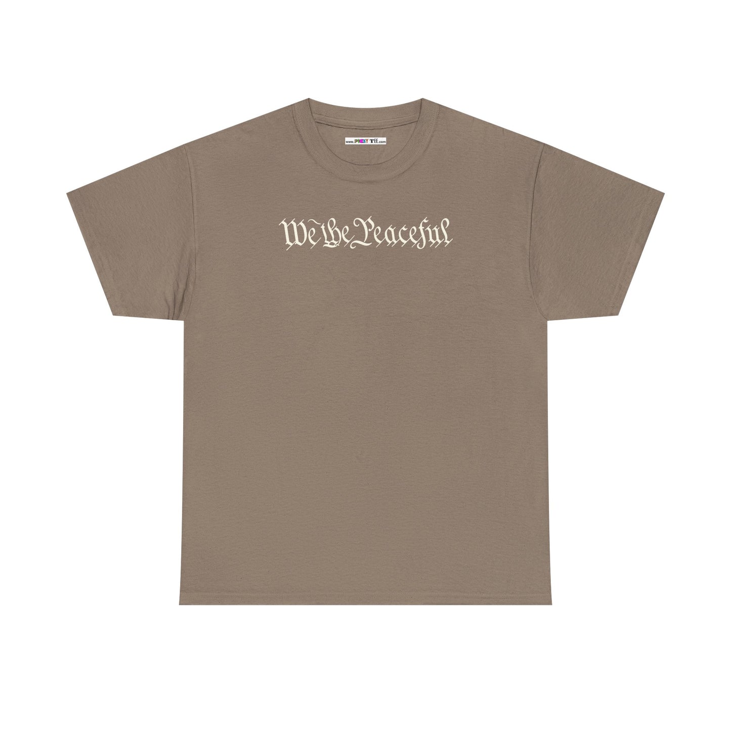 WE THE PEACEFUL Unisex Heavy Cotton Tee