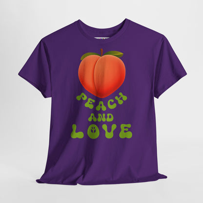 PEACH AND LOVE Unisex Heavy Cotton Tee