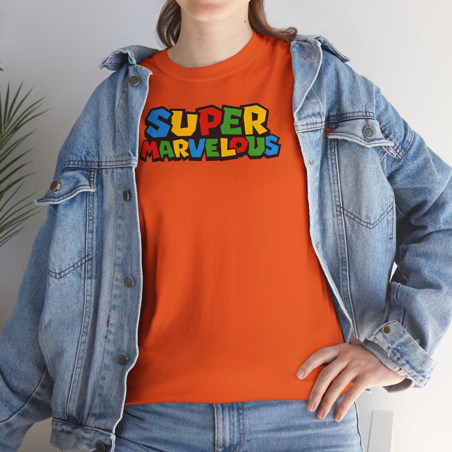 SUPER MARVELOUS Unisex Heavy Cotton Tee