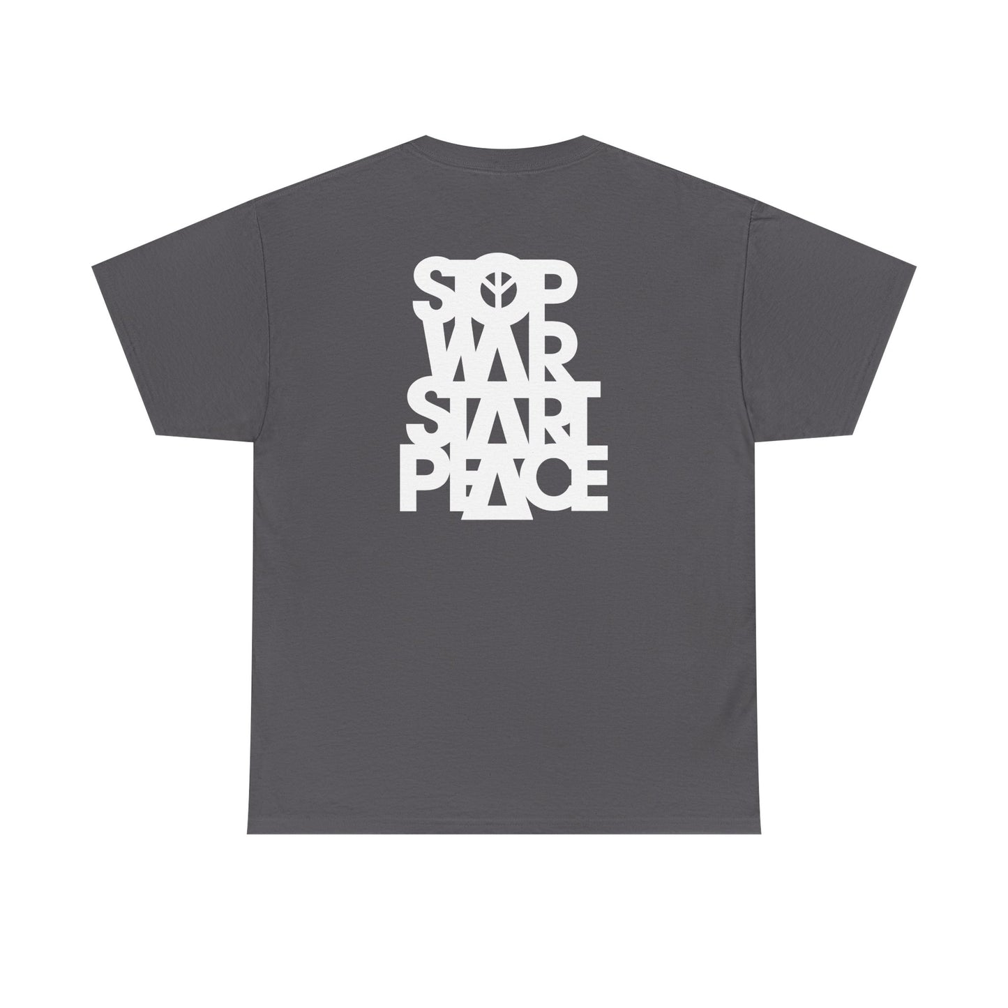 STOP WAR START PEACE Unisex Heavy Cotton Tee