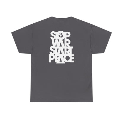 STOP WAR START PEACE Unisex Heavy Cotton Tee