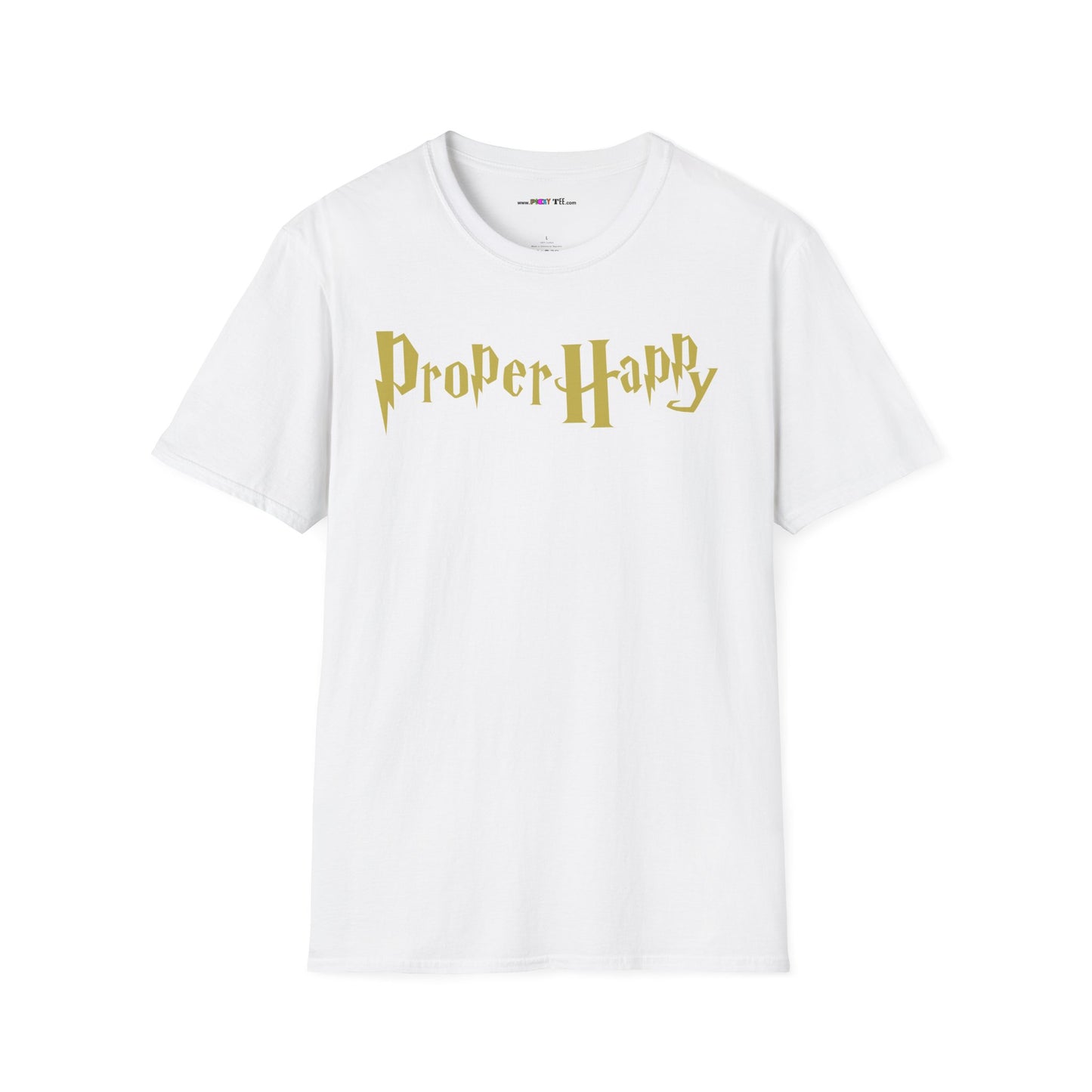 Proper Happy Unisex Softstyle 100% Cotton T-Shirt