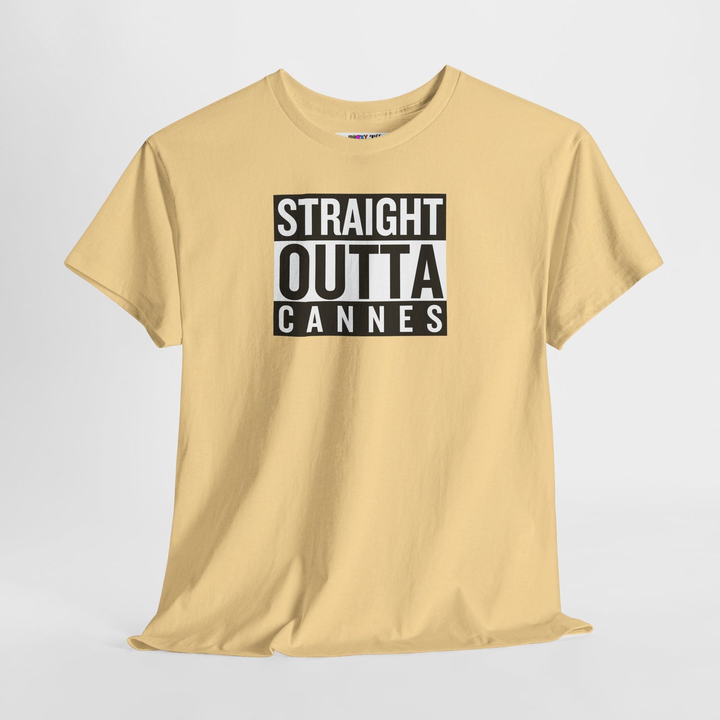 STRAIGHT OUTTA CANNES Unisex Heavy Cotton Tee