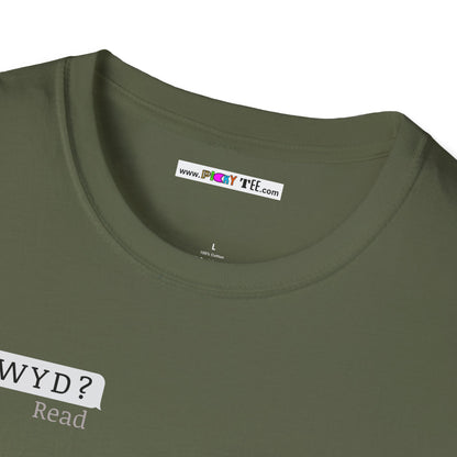 WYD? Sorry I'm busy Unisex Softstyle 100% Cotton T-Shirt