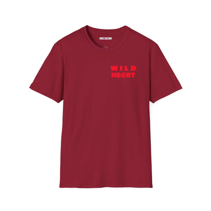 WILD AT HEART Unisex Softstyle 100% Cotton T-Shirt