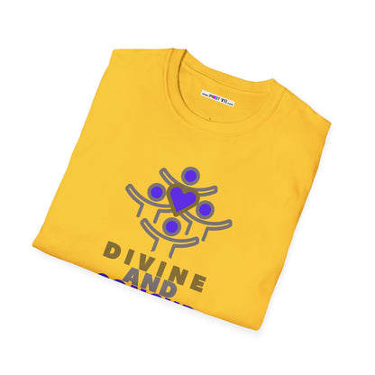 DIVINE AND CONCUR Unisex Softstyle 100% Cotton T-Shirt