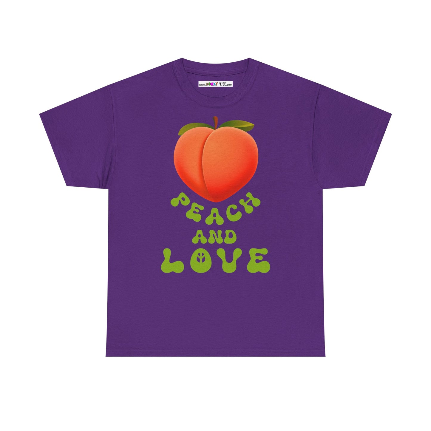 PEACH AND LOVE Unisex Heavy Cotton Tee
