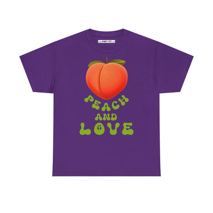 PEACH AND LOVE Unisex Heavy Cotton Tee