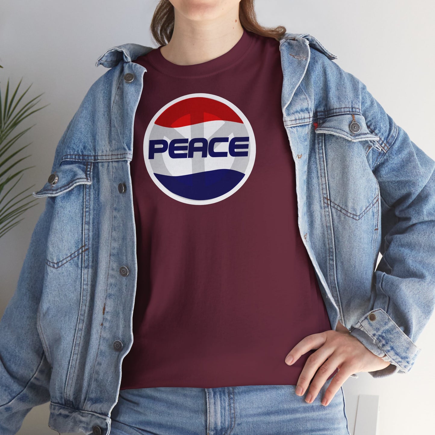 PEACE Unisex Heavy Cotton Tee