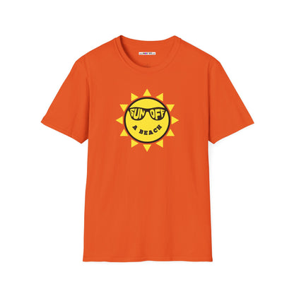 SUN OFF A BEACH Unisex Softstyle 100% Cotton T-Shirt