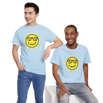 SUN OFF A BEACH Unisex Heavy Cotton Tee