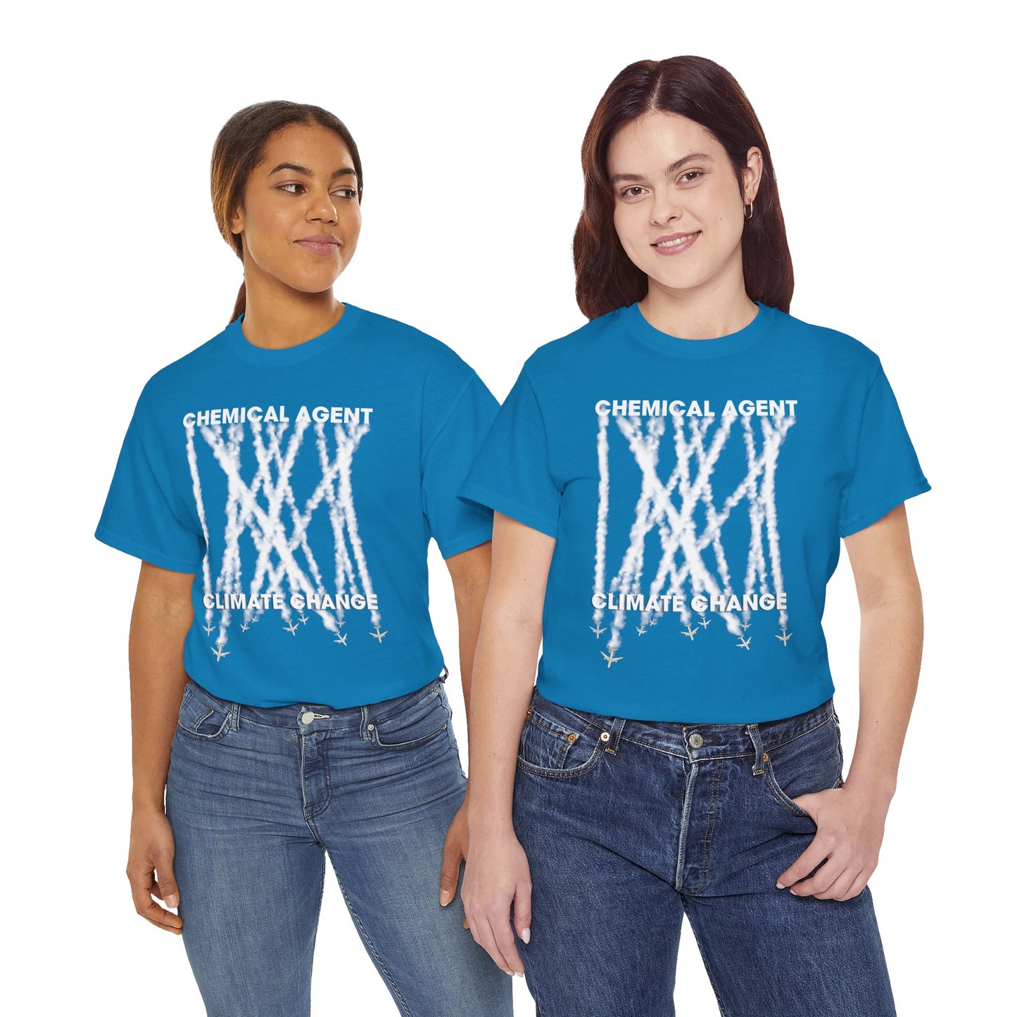 CHEMICAL AGENT/CLIMATE CHANGE Unisex Heavy Cotton Tee