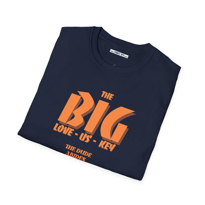 THE BIG LOVE-US-KEY Unisex Softstyle 100% Cotton T-Shirt