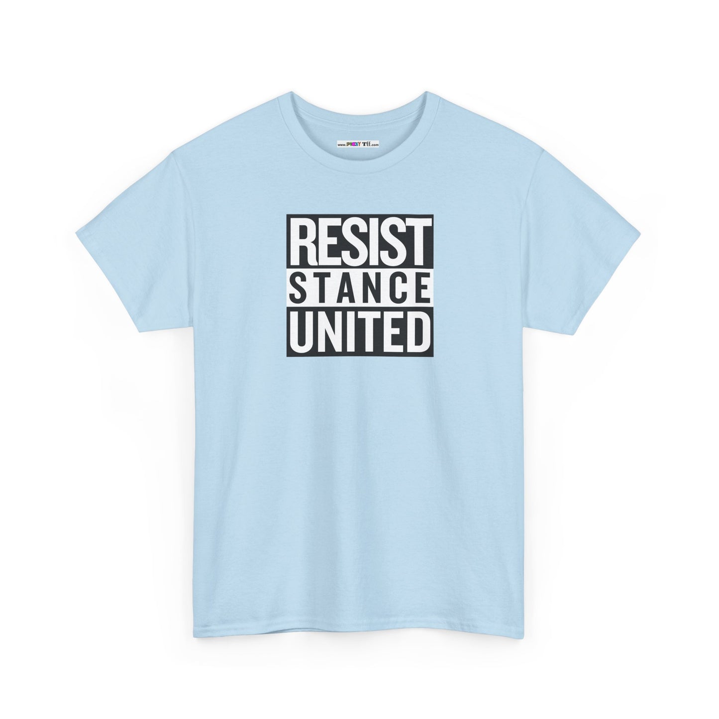 RESIST STANCE UNITED Unisex Heavy Cotton Tee