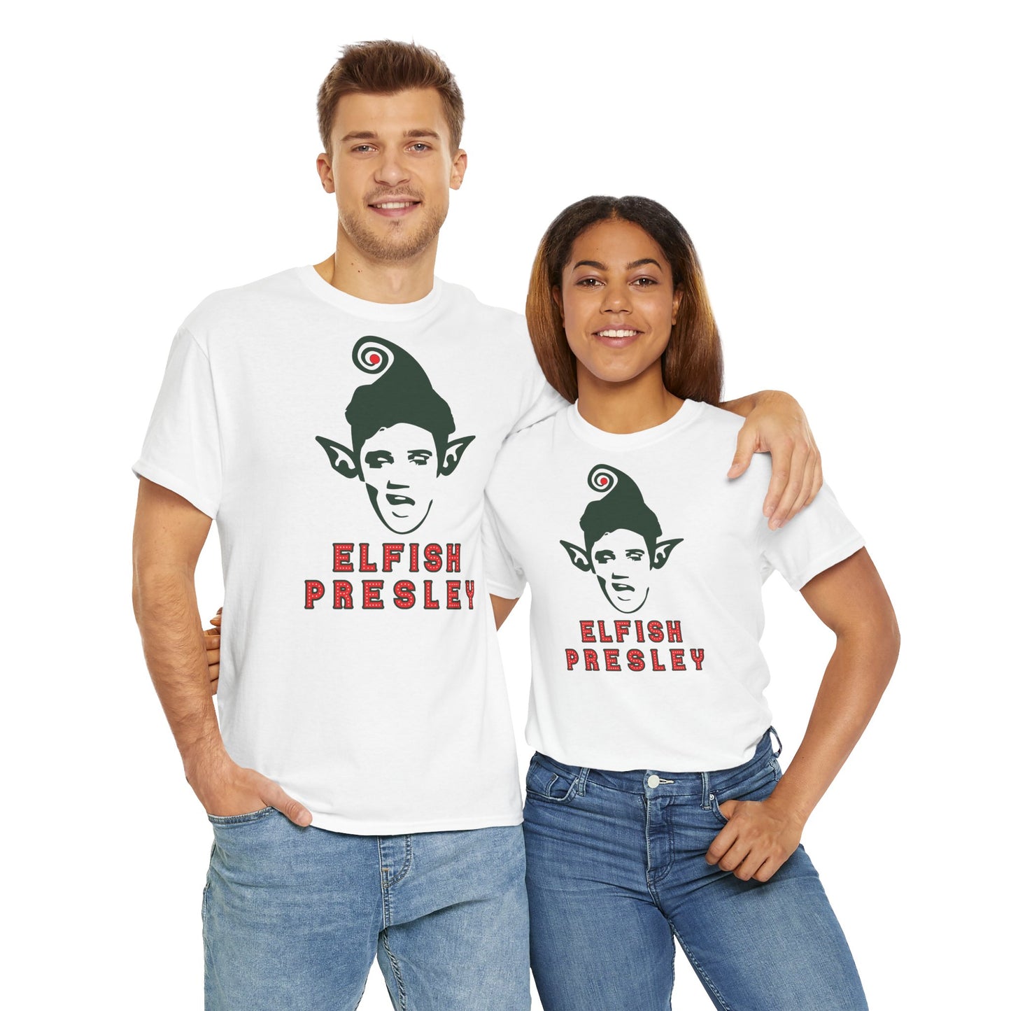 ELFISH PRESLEY Unisex Heavy Cotton Tee