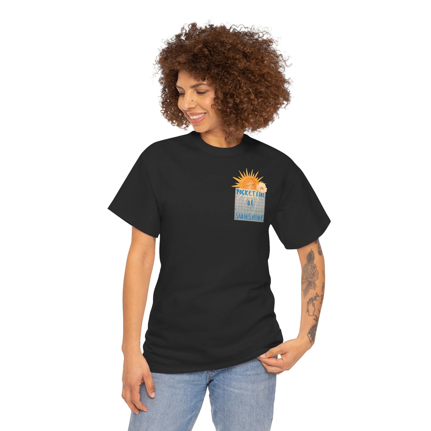 POCKETFUL OF SUNSHINE Unisex Heavy Cotton Tee