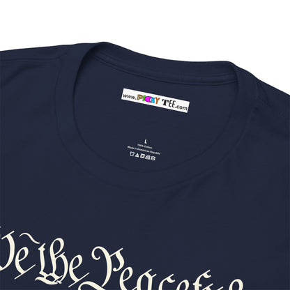WE THE PEACEFUL Unisex Heavy Cotton Tee