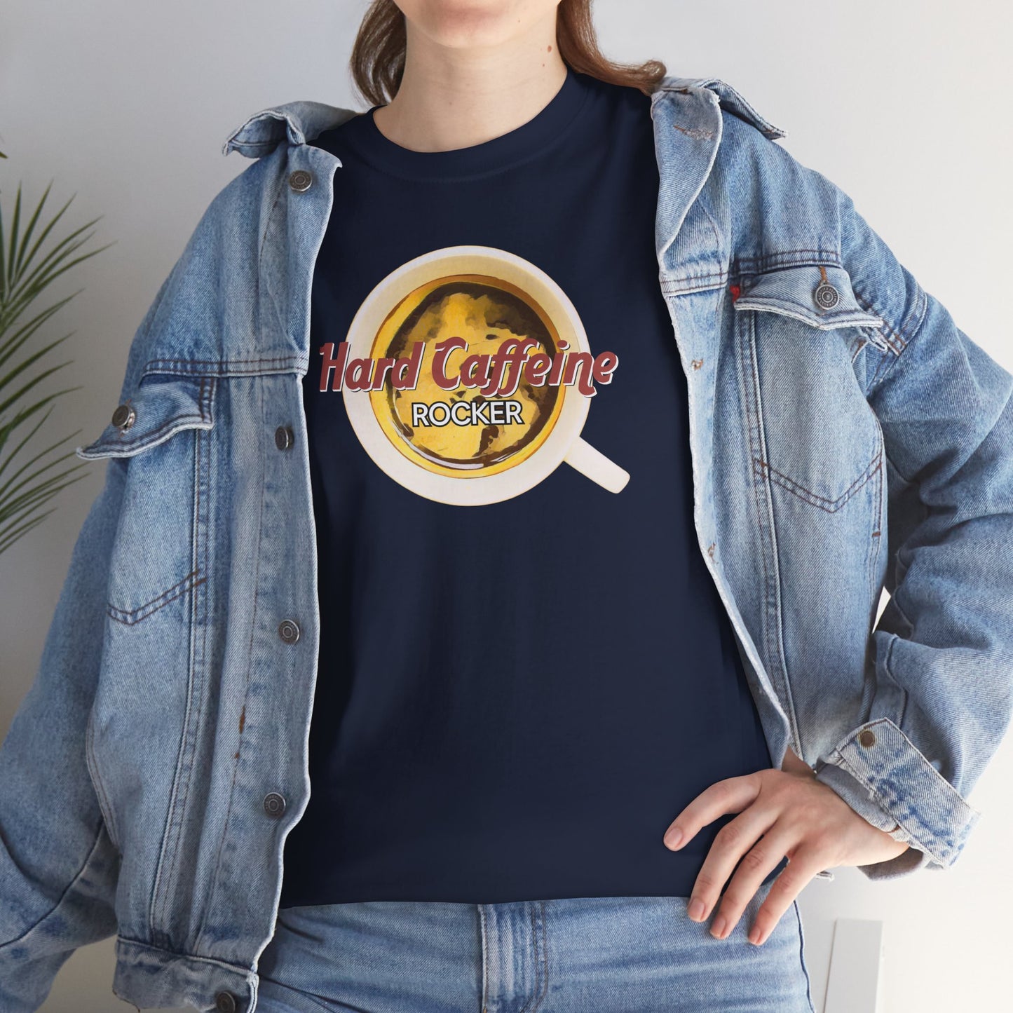 Hard Caffeine ROCKER Unisex Heavy Cotton Tee