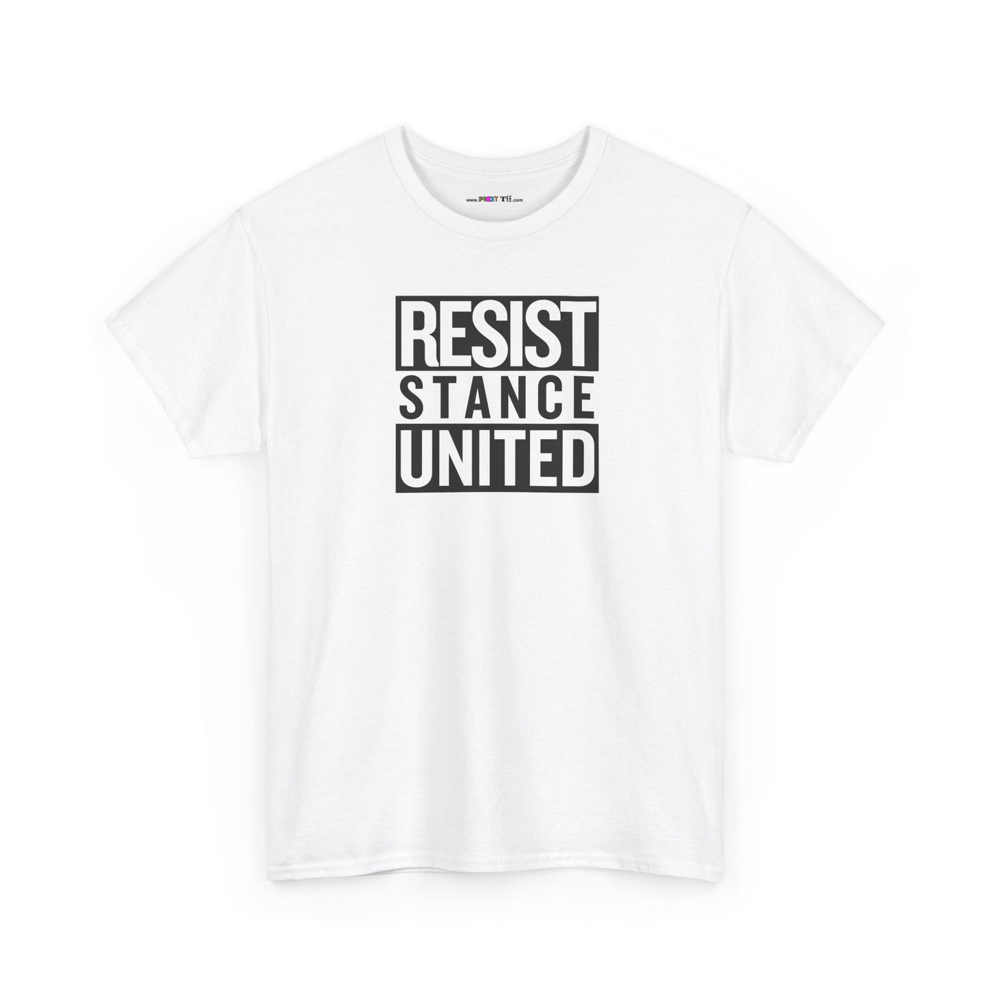 RESIST STANCE UNITED Unisex Heavy Cotton Tee