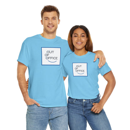 OUT OF OFFICE Unisex Heavy Cotton Tee