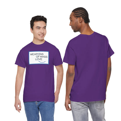 WEAPONS OF MASS LOVE Unisex Heavy Cotton Tee