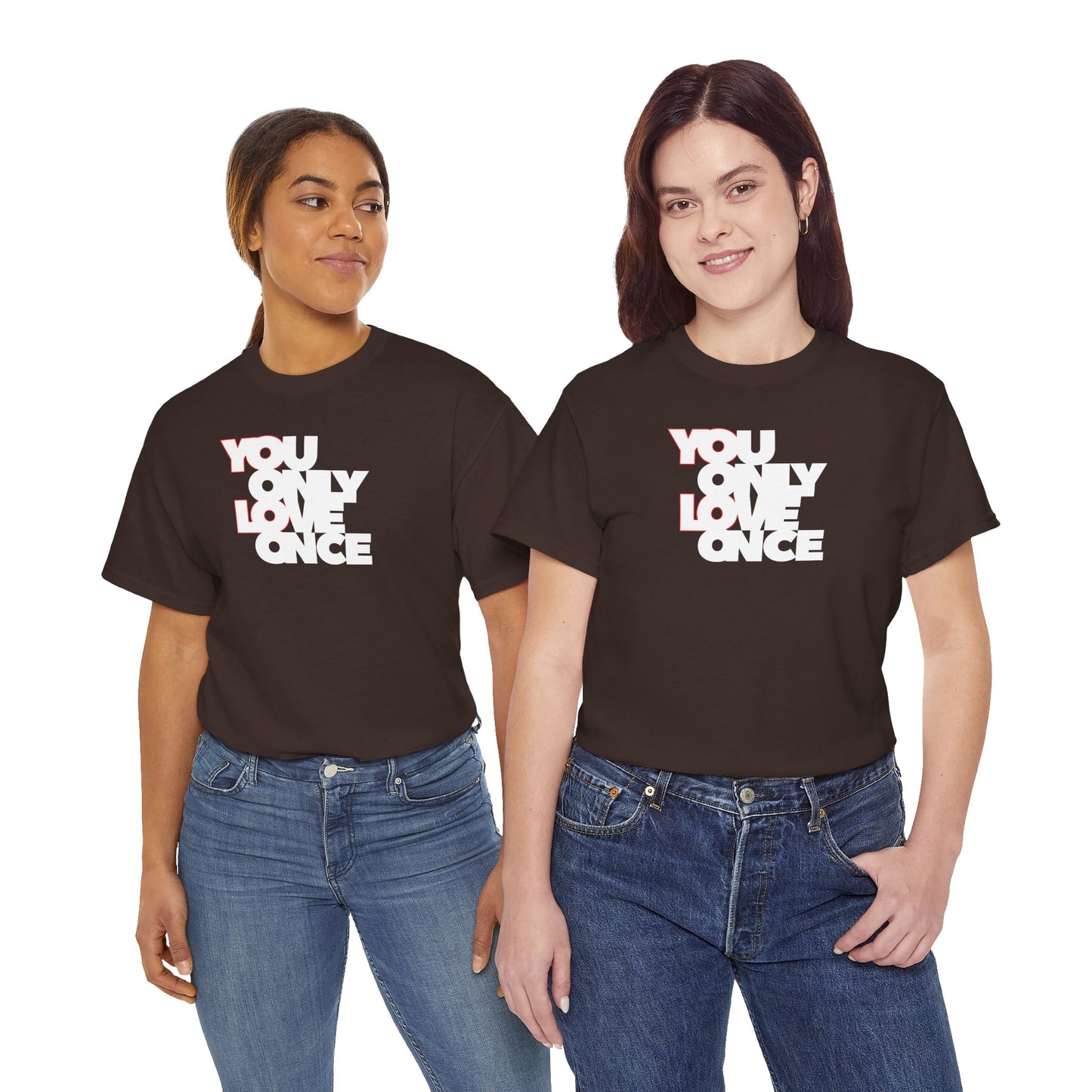 YOLO - YOU ONLY LOVE ONCE Unisex Heavy Cotton Tee