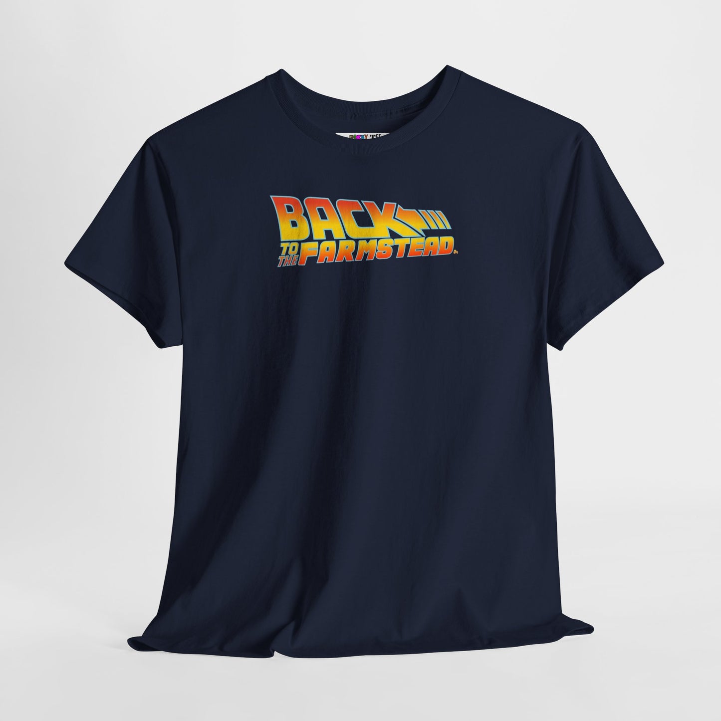 BACK TO THE FARMSTEAD Unisex Heavy Cotton Tee