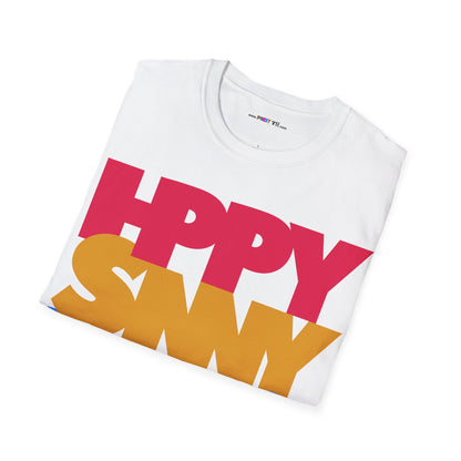 HPPY SNNY DYS Unisex Softstyle 100% Cotton T-Shirt