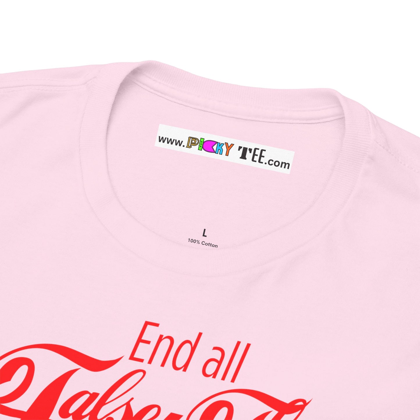 End all False Flags Unisex Heavy Cotton Tee