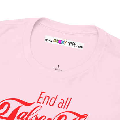 End all False Flags Unisex Heavy Cotton Tee