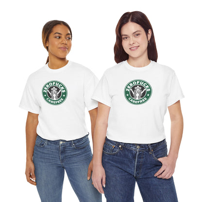 ZEROFUCKS CAREFREE Unisex Heavy Cotton Tee