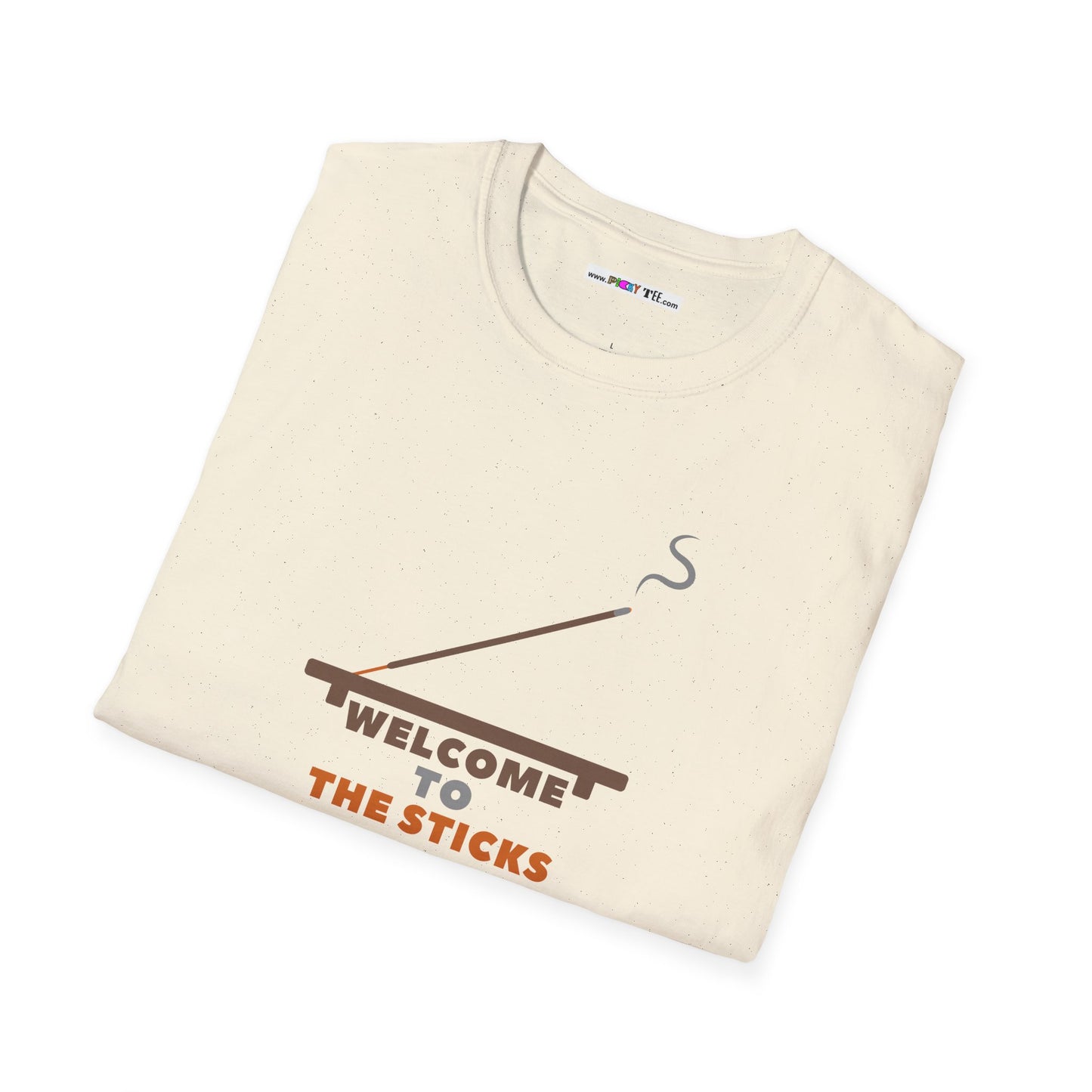 WELCOME TO THE STICKS Unisex Softstyle 100% Cotton T-Shirt