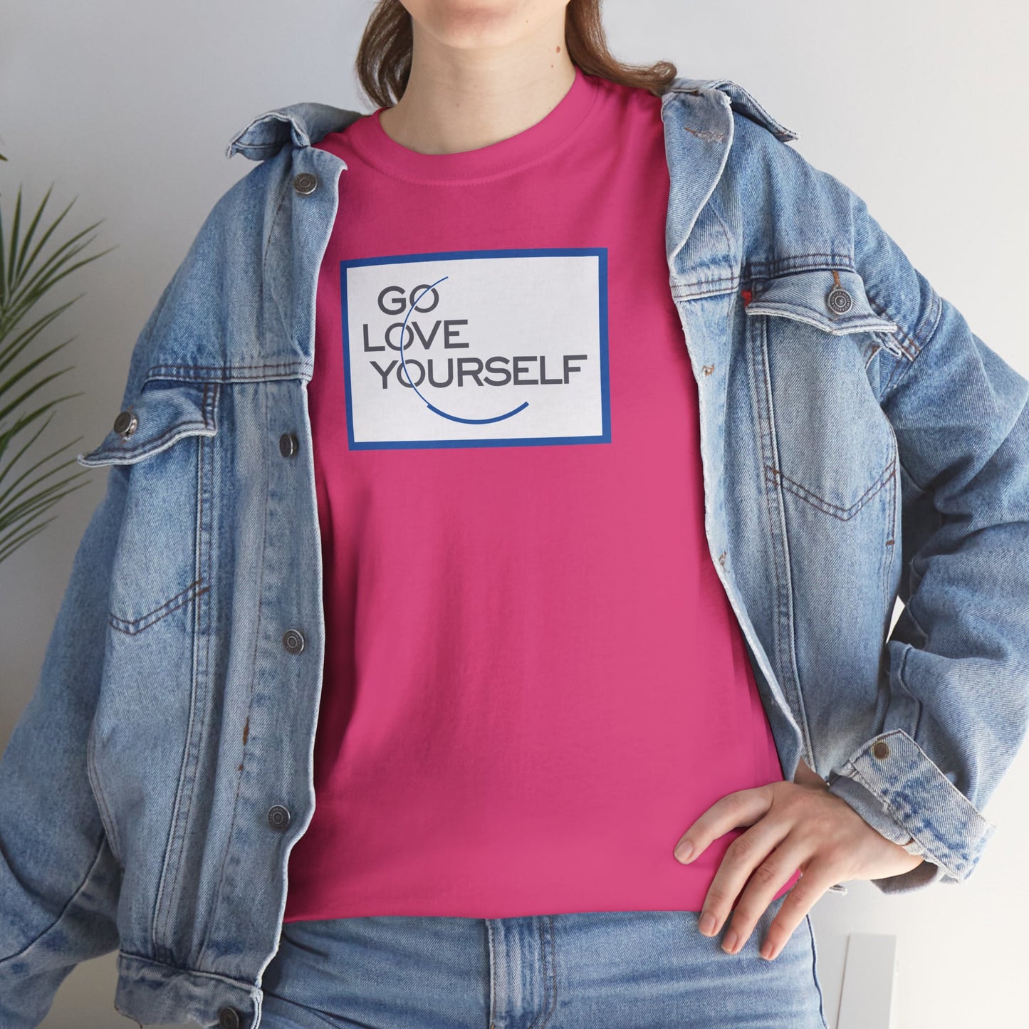 GO LOVE YOURSELF Unisex Heavy Cotton Tee