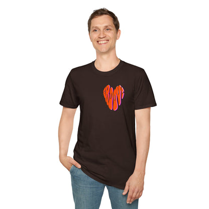 GROOVE is in THE HEART Unisex Softstyle 100% Cotton T-Shirt