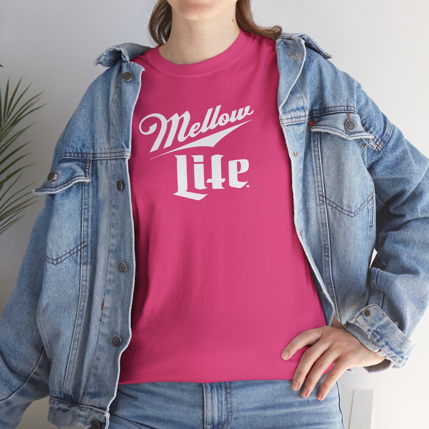 MELLOW LIFE Unisex Heavy Cotton Tee