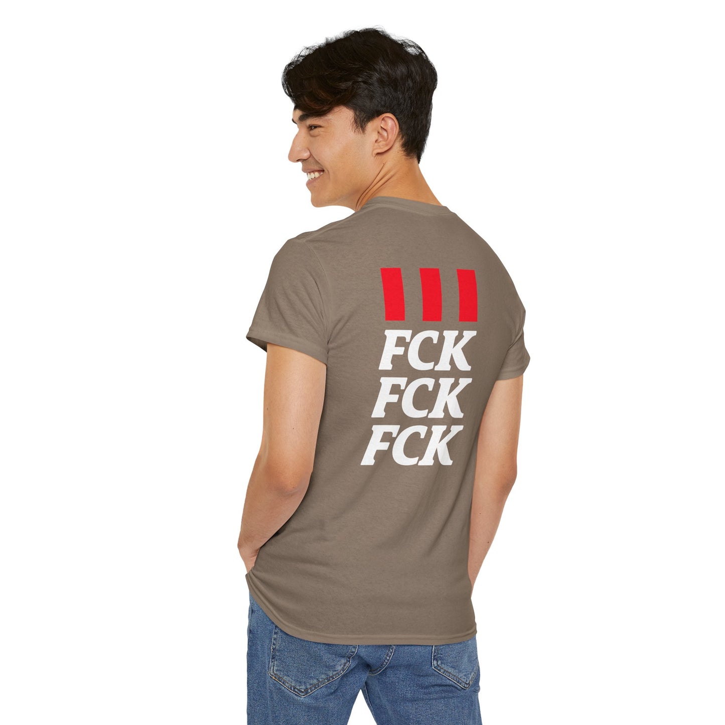 FCK FCK FCK Unisex Heavy Cotton Tee