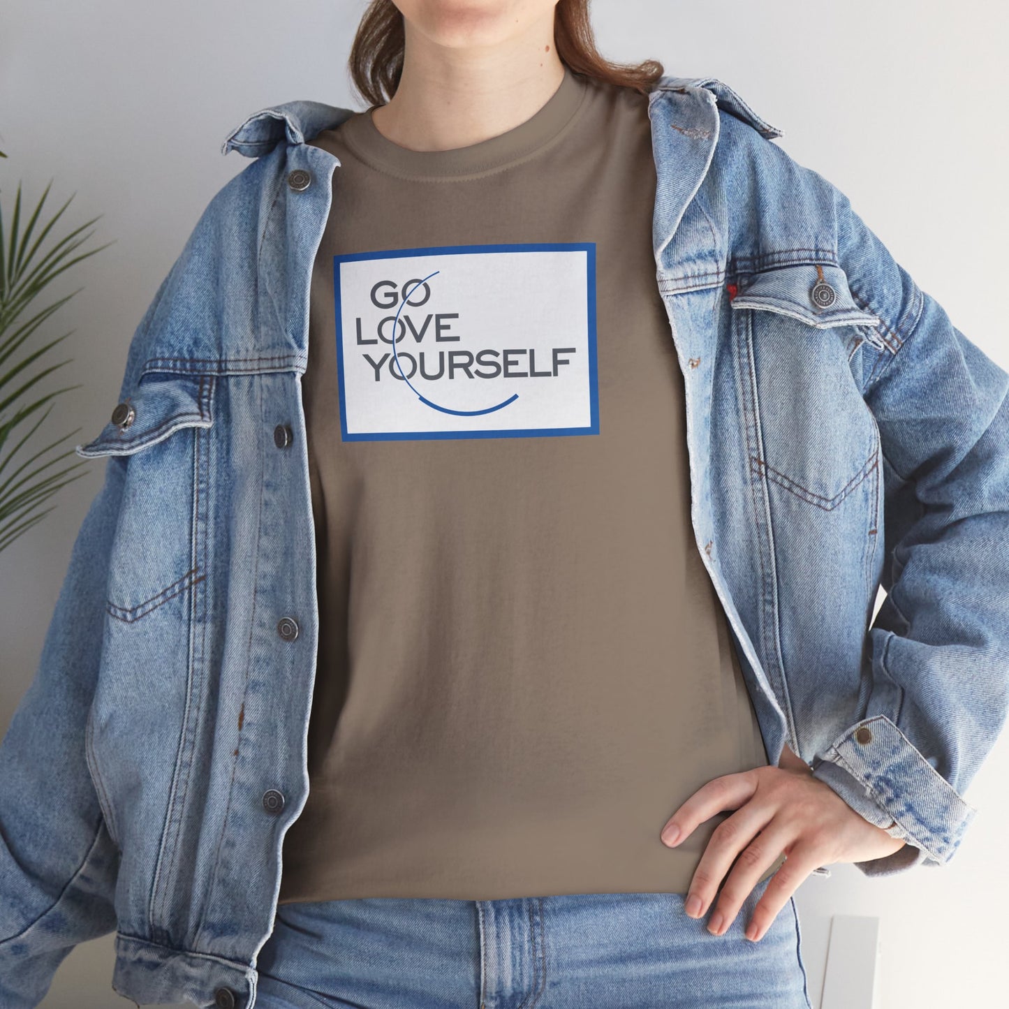 GO LOVE YOURSELF Unisex Heavy Cotton Tee