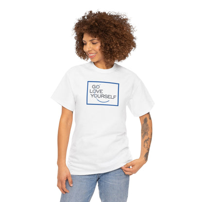 GO LOVE YOURSELF Unisex Heavy Cotton Tee